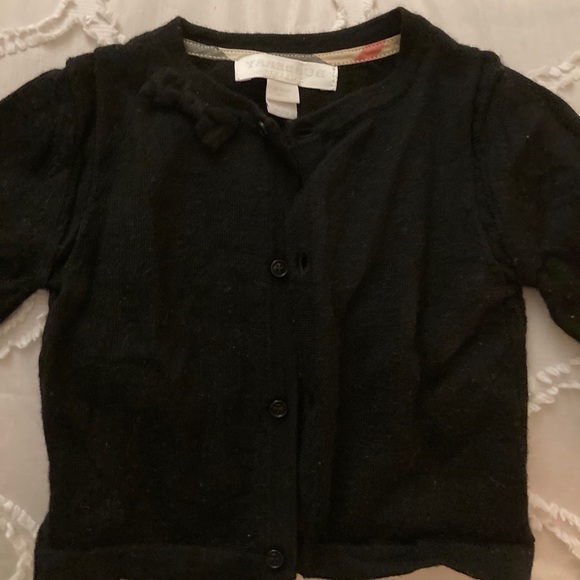 burberry baby cardigan